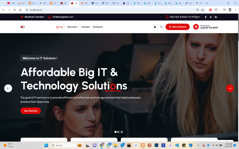 Development of an IT Company Website